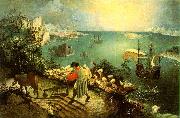 BRUEGEL, Pieter the Elder Landscape with the Fall of Icarus g USA oil painting reproduction